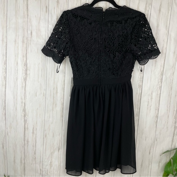 Lulu's Angel In Disguise Skater Dress Black NWT XS - Picture 8 of 8
